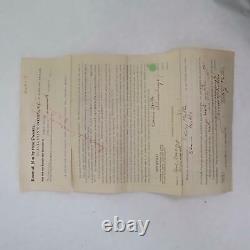 C. G. Conn Perfected CONNqueror Model Cornet with ORIGINAL SALES RECEIPT