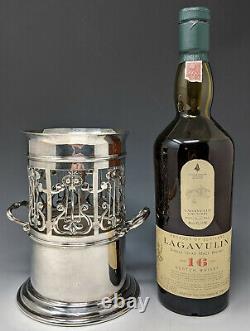 Ca 1900 Art Nouveau ROBERTS & BELK Silverplate Siphon Stand Wine Caddy SHEFFIELD