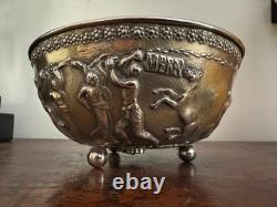 Caldwell Antique Silver Ice Bowl Bucket Roman Greek Classical Gilded age