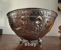 Caldwell Antique Silver Ice Bowl Bucket Roman Greek Classical Gilded age