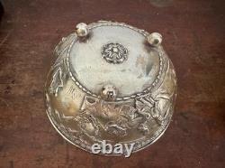 Caldwell Antique Silver Ice Bowl Bucket Roman Greek Classical Gilded age