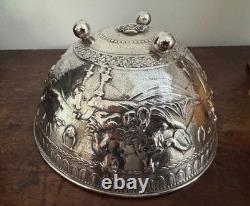 Caldwell Antique Silver Ice Bowl Bucket Roman Greek Classical Gilded age