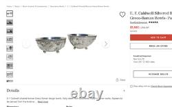 Caldwell Antique Silver Ice Bowl Bucket Roman Greek Classical Gilded age