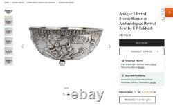 Caldwell Antique Silver Ice Bowl Bucket Roman Greek Classical Gilded age