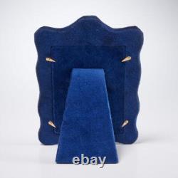 Carrs RC Sheffield Silver Plate Repousse Picture Photo Frame Fits 3.5 x 5 VTG