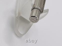 Cartier Must De Cartier Silver Plated Ballpoint Pen Original Box