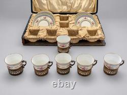 Cased Shelley china & silver Levesley Brothers (Thomas Levesley), Sheffield 1919