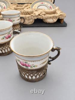 Cased Shelley china & silver Levesley Brothers (Thomas Levesley), Sheffield 1919