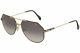 Cazal Legends Men's 724/3 002 Black/Gold Plated Retro Pilot Sunglasses 61mm