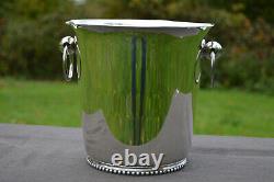 Champagne Bucket Ravinet D Enfert Silver Plated Metaille Blanc Marked 24