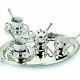 Chinelli A Sheffield Beautiful, Silver coffee set High-End Dining
