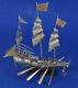 Chinese Silver Plated Sailing Ship or Junk