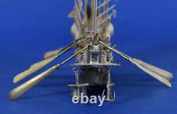 Chinese Silver Plated Sailing Ship or Junk