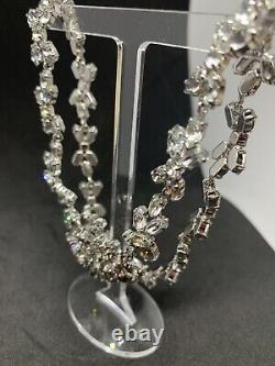 Christian Dior Beautiful vintage crystal necklace Dated 1974