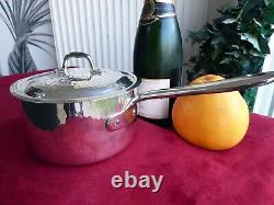 Christian Dior Silver Plated Sauce Pan Casserole Fully Marked Original Novelty