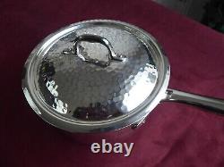 Christian Dior Silver Plated Sauce Pan Casserole Fully Marked Original Novelty