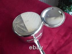 Christian Dior Silver Plated Sauce Pan Casserole Fully Marked Original Novelty