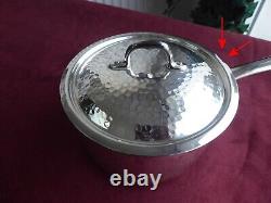 Christian Dior Silver Plated Sauce Pan Casserole Fully Marked Original Novelty