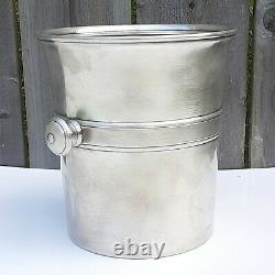 Christofle Alfenide Silver Plated Champagne Ice Bucket Wine Cooler Rare Vintage