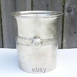 Christofle Alfenide Silver Plated Champagne Ice Bucket Wine Cooler Rare Vintage