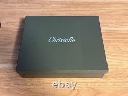 Christofle Anemone Silver-Plate Tray with Original Box 20x16 cm
