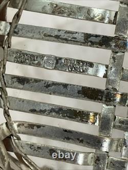 Christofle Bottle Holder Basket Silver Plated French Vintage