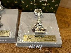 Christofle Brand New Neptune Menu Holders In Boxes (1 taken out for picture)