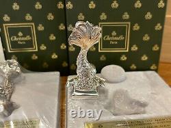 Christofle Brand New Neptune Menu Holders In Boxes (1 taken out for picture)