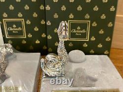 Christofle Brand New Neptune Menu Holders In Boxes (1 taken out for picture)