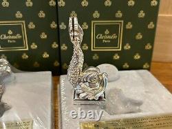 Christofle Brand New Neptune Menu Holders In Boxes (1 taken out for picture)