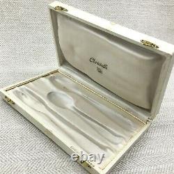 Christofle Cutlery Set Christening Baptism Silver Plate Boxed Original Art Deco