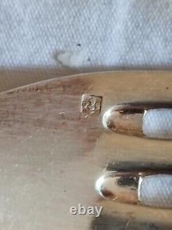 Christofle Cutlery Set Silver Plated 36 Pieces Model Marot Shell Spoon Fork