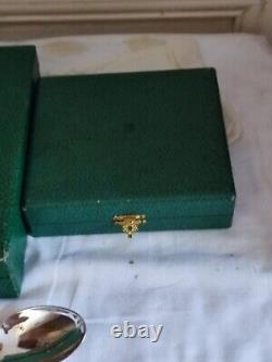 Christofle Cutlery Set Silver Plated 36 Pieces Model Marot Shell Spoon Fork