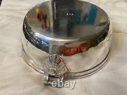 Christofle France Deco Silver Plate Caviar Server Set