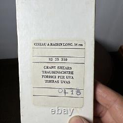 Christofle France Grape Shears Silver Plate 32 25 310 In Original Box 6 Long