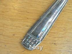 Christofle Ladle Soup Art Deco Silver Plated Alfénide Diamond Silver