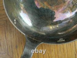 Christofle Ladle Soup Art Deco Silver Plated Alfénide Diamond Silver