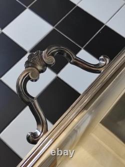 Christofle Large Vintage Silver-Plated Serving Tray with Shell Handles, 20th C