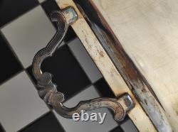 Christofle Large Vintage Silver-Plated Serving Tray with Shell Handles, 20th C