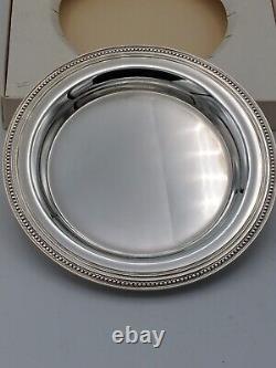 Christofle Malmaison Large Round Silver Plated Dish Plate Platter 32cm