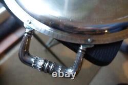 Christofle Malmaison Silver Plated Oval Serving Tray With Handles 53 x 42 cm