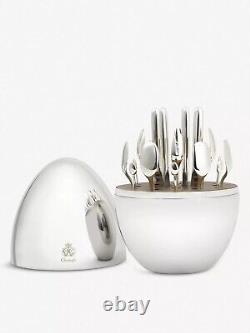 Christofle Mood Party 24-piece Silver-plated Set With Chest #b00065599 Bnib