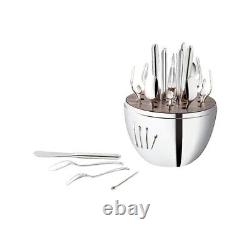 Christofle Mood Party 24-piece Silver-plated Set With Chest #b00065599 Bnib