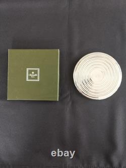 Christofle Ondulation By Luc Lanel Under Carafe Bottle In Silver Plated Metal