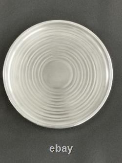 Christofle Ondulation By Luc Lanel Under Carafe Bottle In Silver Plated Metal