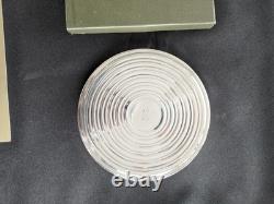 Christofle Ondulation By Luc Lanel Under Carafe Bottle In Silver Plated Metal