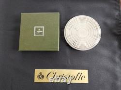 Christofle Ondulation By Luc Lanel Under Carafe Bottle In Silver Plated Metal