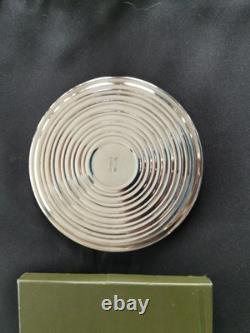 Christofle Ondulation By Luc Lanel Under Carafe Bottle In Silver Plated Metal