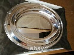 Christofle Rubans Oval Silver Plated Serving Dish In Original Box