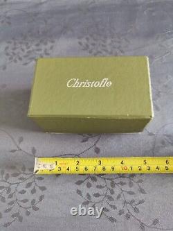 Christofle Salt And Pepper Shakers In Silver Plated Metal New In Its Box